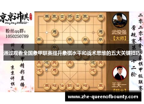 通过观看全国象甲联赛提升象棋水平和战术思维的五大关键技巧